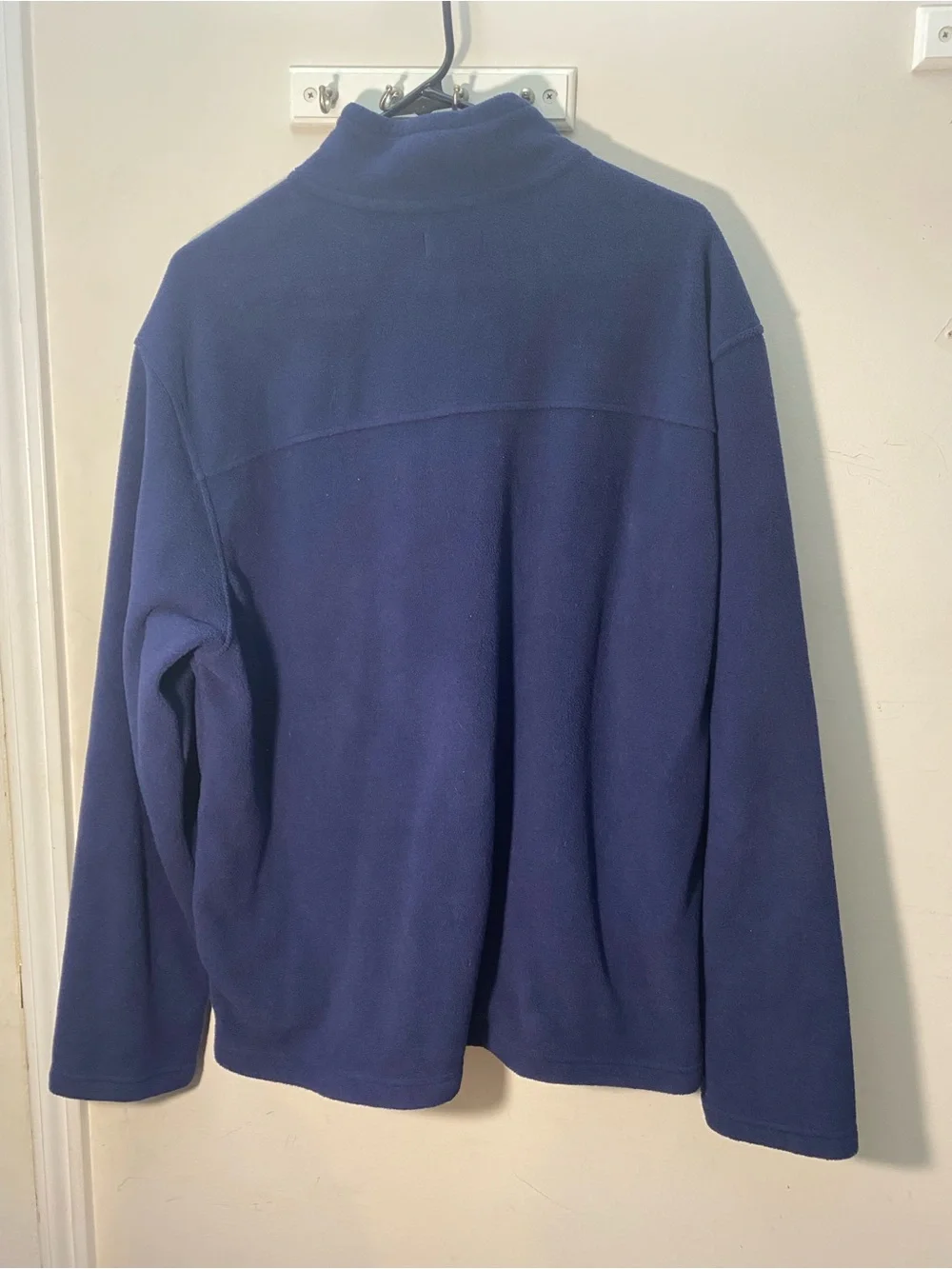 G.H. Bass & Co. Navy Half-Zip Fleece Pullover
